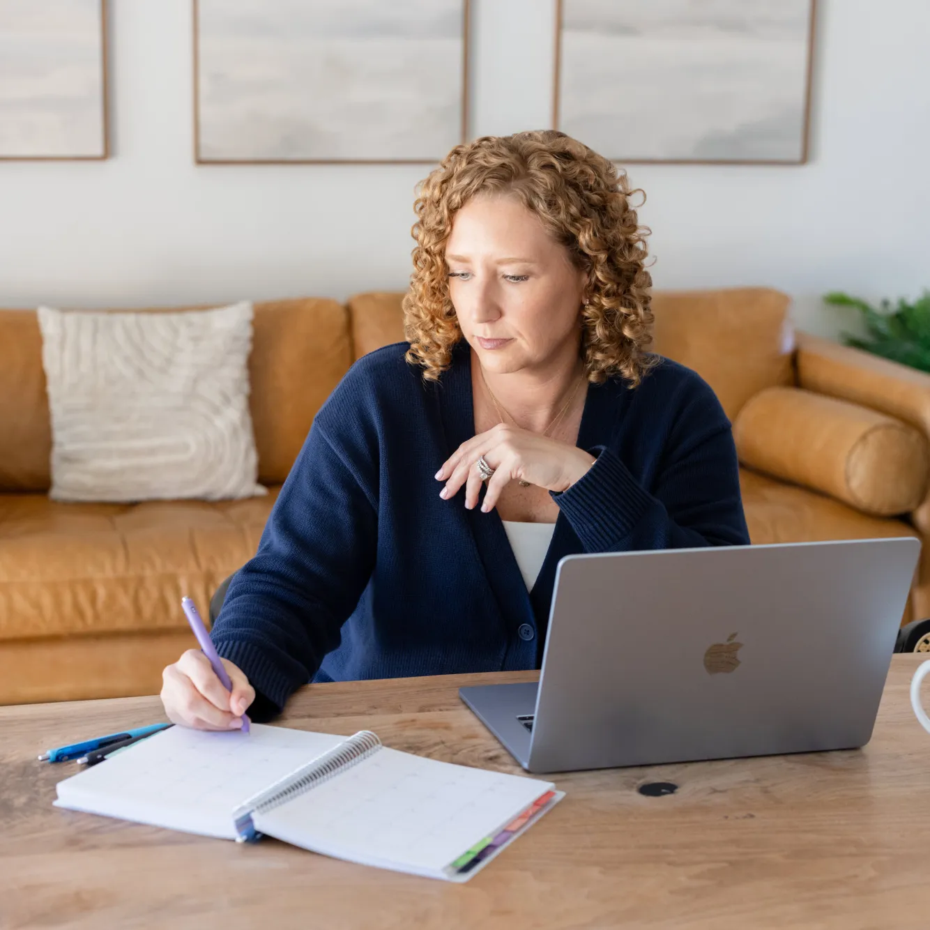 Erin Daiber, accounting firm consultant, planning a client engagement